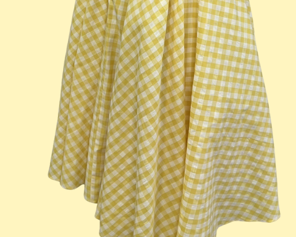 WAFFLE YELLOW DRESS
