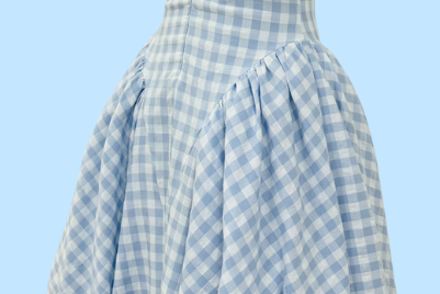WAFFLE BLUE DRESS