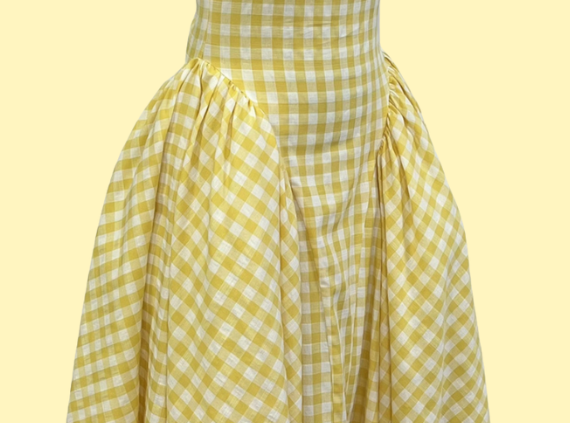 WAFFLE YELLOW DRESS