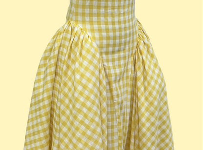 WAFFLE YELLOW DRESS
