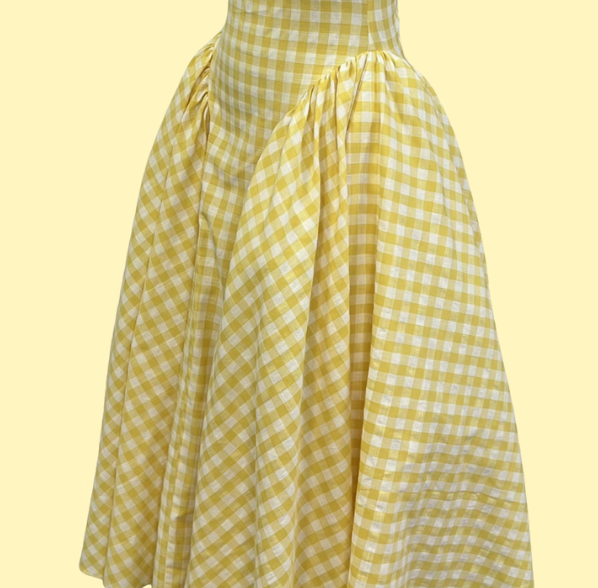 WAFFLE YELLOW DRESS