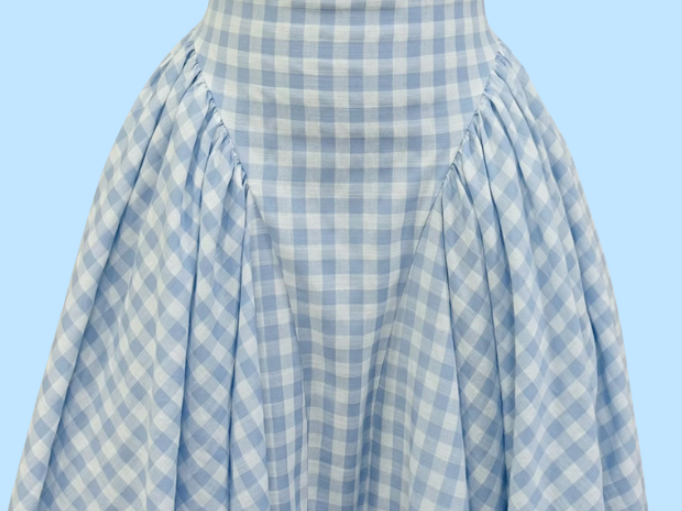 WAFFLE BLUE DRESS